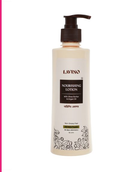 Lavino Nourishing Lotion With Shea Butter & Argan Oil